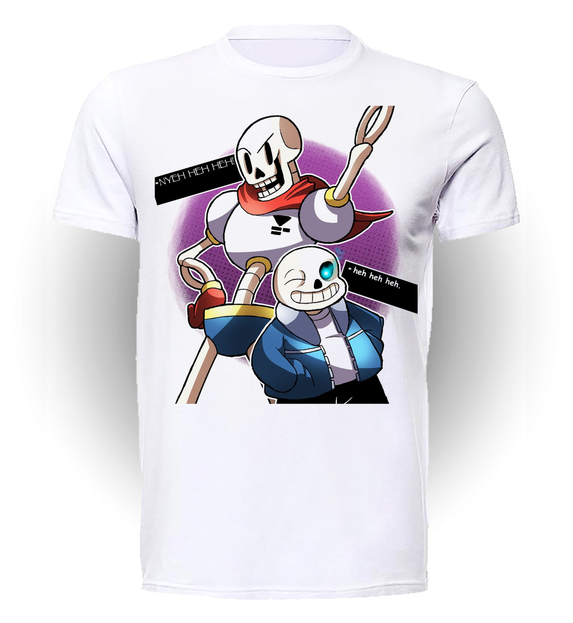 

Футболка детская 134 см Gee! Белая с рисунком Андертейл Undertale Team Papyrus&Sans UT.01.056