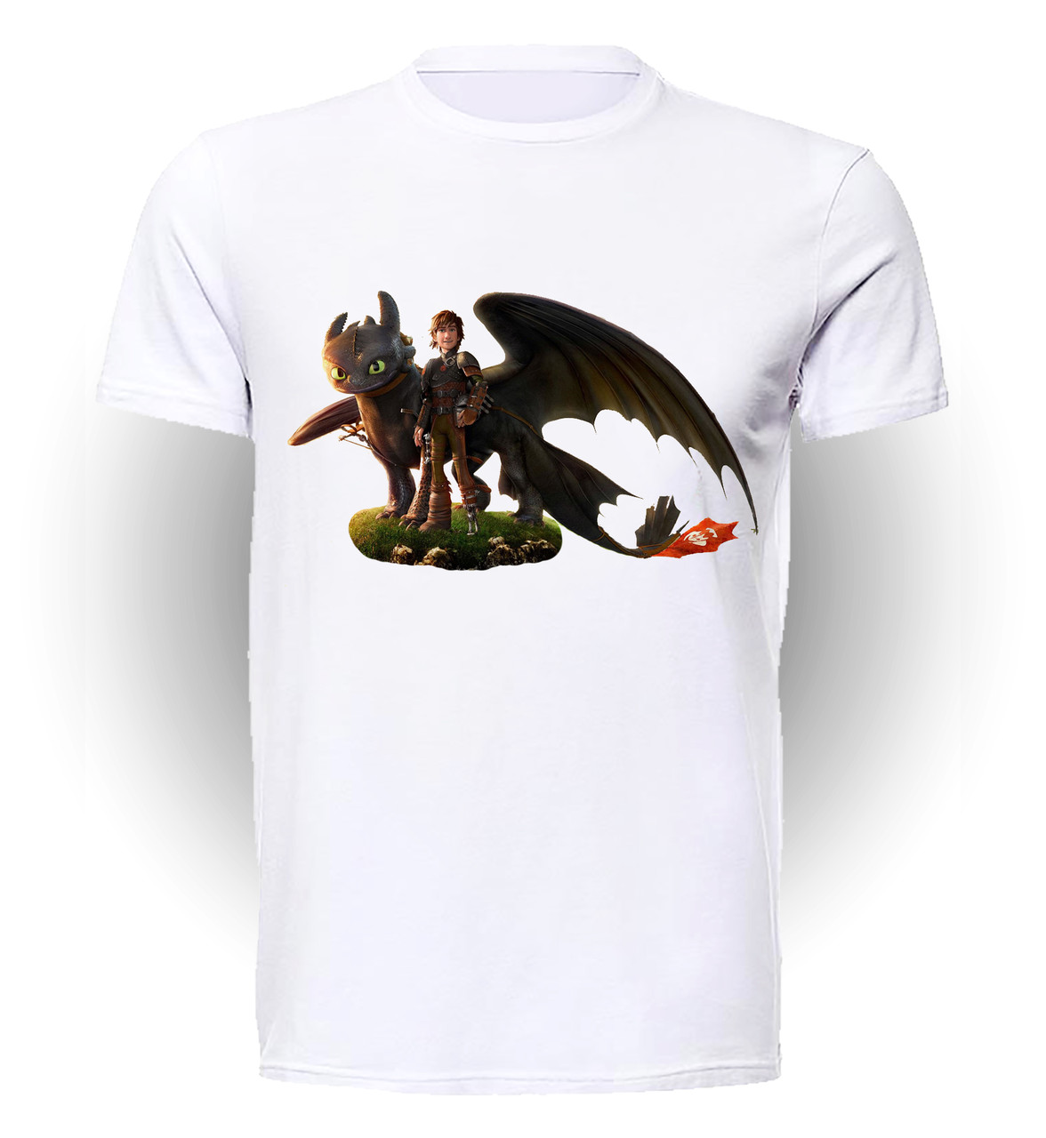 

Футболка детская 134 см Gee! Белая с рисунком Как Приручить Дракона How to train your dragon Иккинг и Беззубик TD.01.014