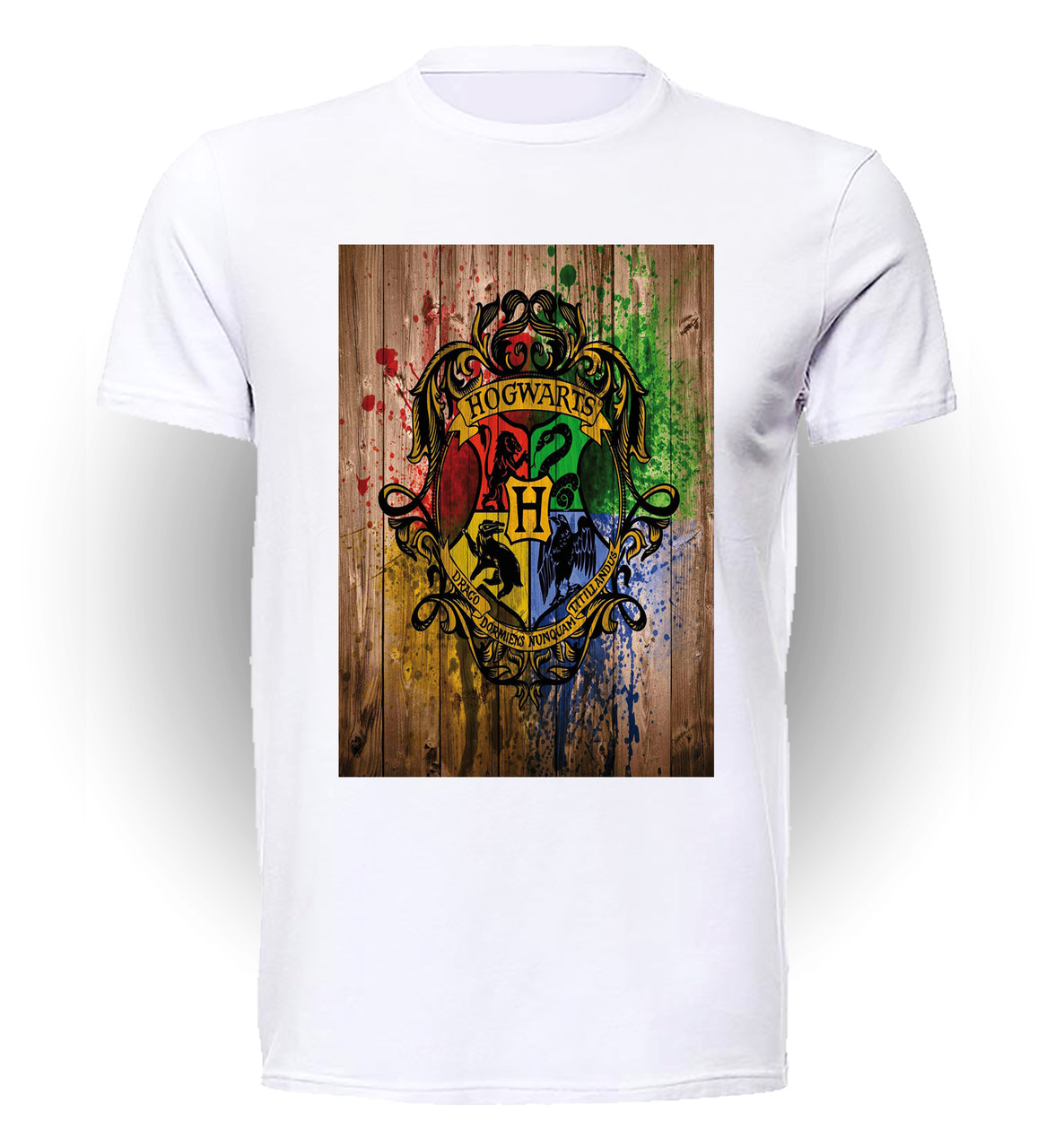 

Футболка детская 134 см Gee! Белая с рисунком Гарри Поттер Harry Potter Хогвартс GP.01.040