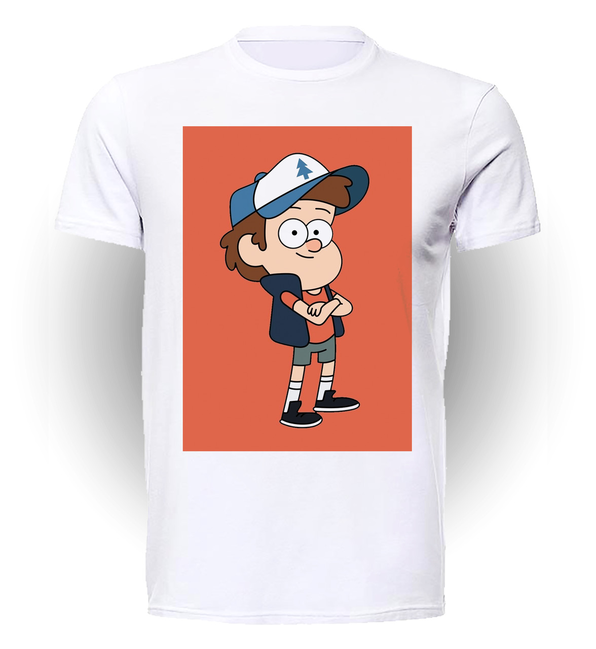 

Футболка детская 134 см Gee! Белая с рисунком Гравити Фолз Gravity Falls Dipper GF.01.001