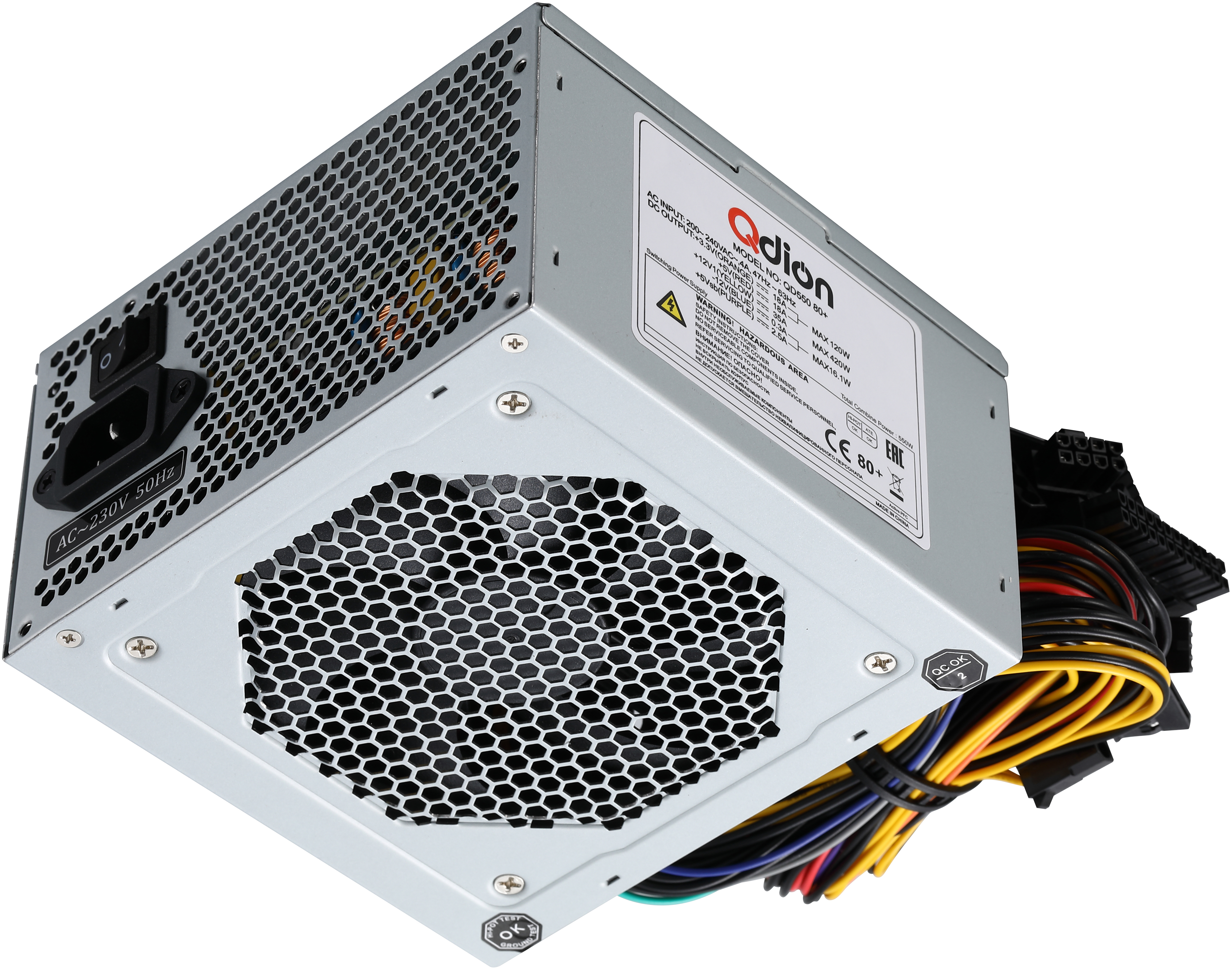 

Блок питания QDION 550W QD550 80+