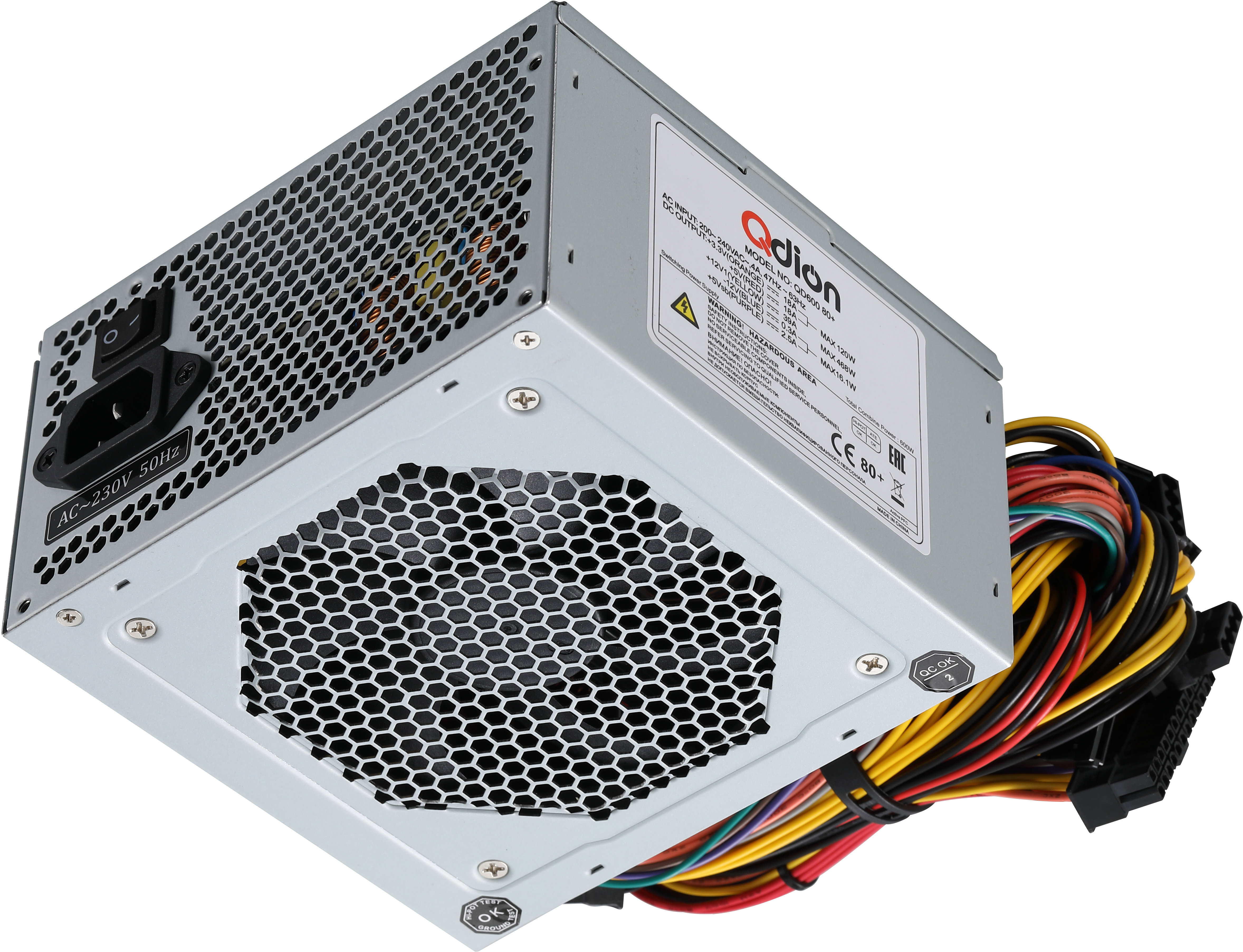

Блок питания QDION 600W QD600 80+