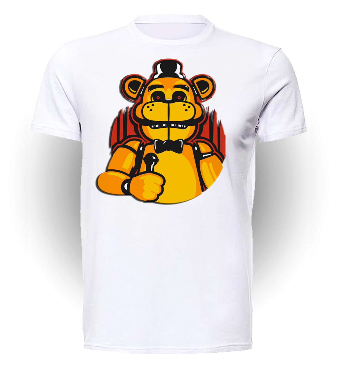 

Футболка детская 134 см Gee! Белая с рисунком 5 ночей с Фредди Five Nights at Freddy’s Golden Freddy FN.01.056