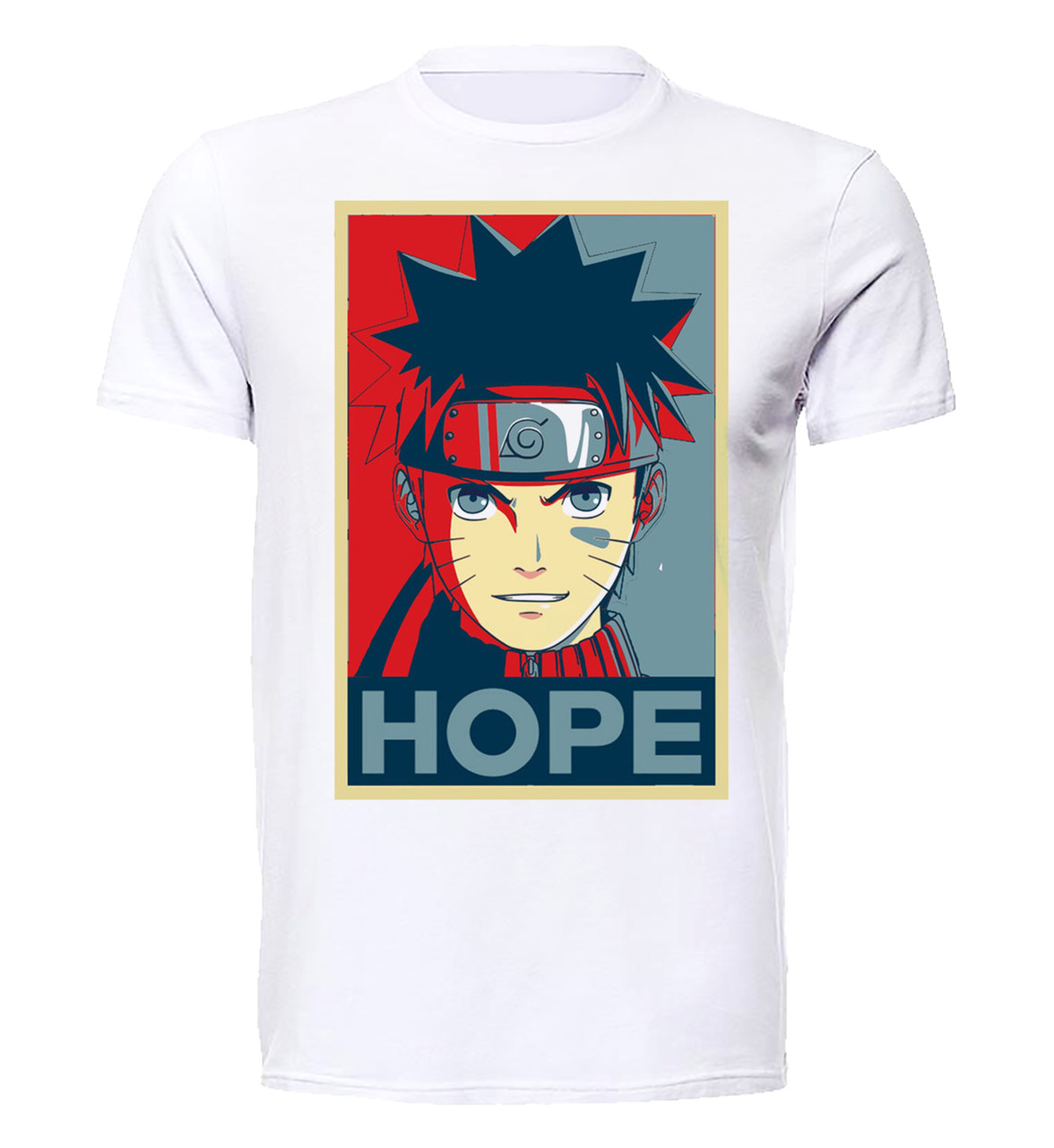 

Футболка детская 134 см Gee! Белая с рисунком Наруто Naruto Hope art NR.01.039