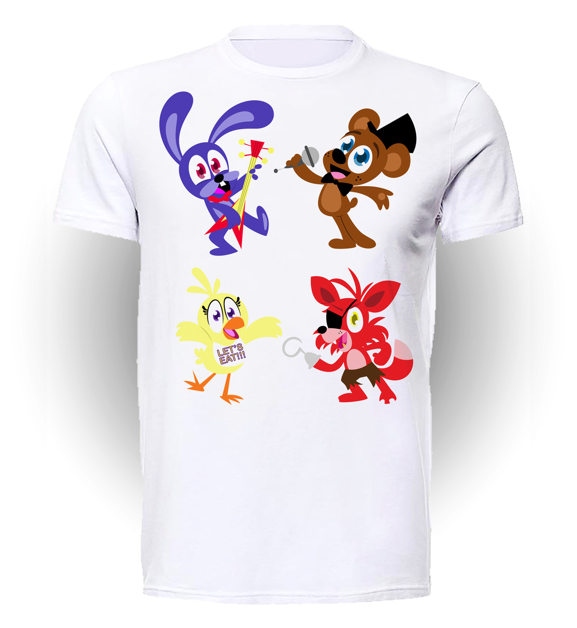 

Футболка детская 134 см Gee! Белая с рисунком 5 ночей с Фредди Five Nights at Freddy’s concert FN.01.040