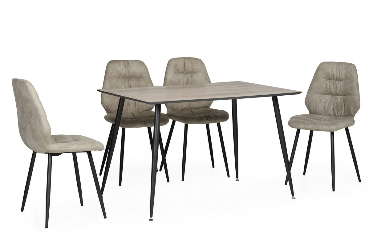 

Обеденный стол Vetro Mebel ТМ-45 сивый