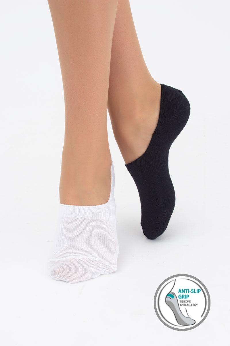 

Следы GIULIA FOOTIES-FW (комплект 2 пары) 36-38 р Nero/bianco