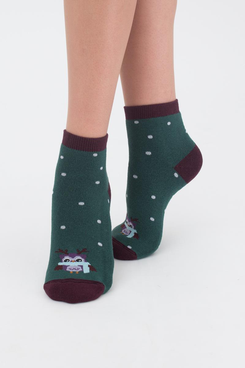 

Теплые носки с рисунком GIULIA WS2C/Te-003 39-40 р Dark green
