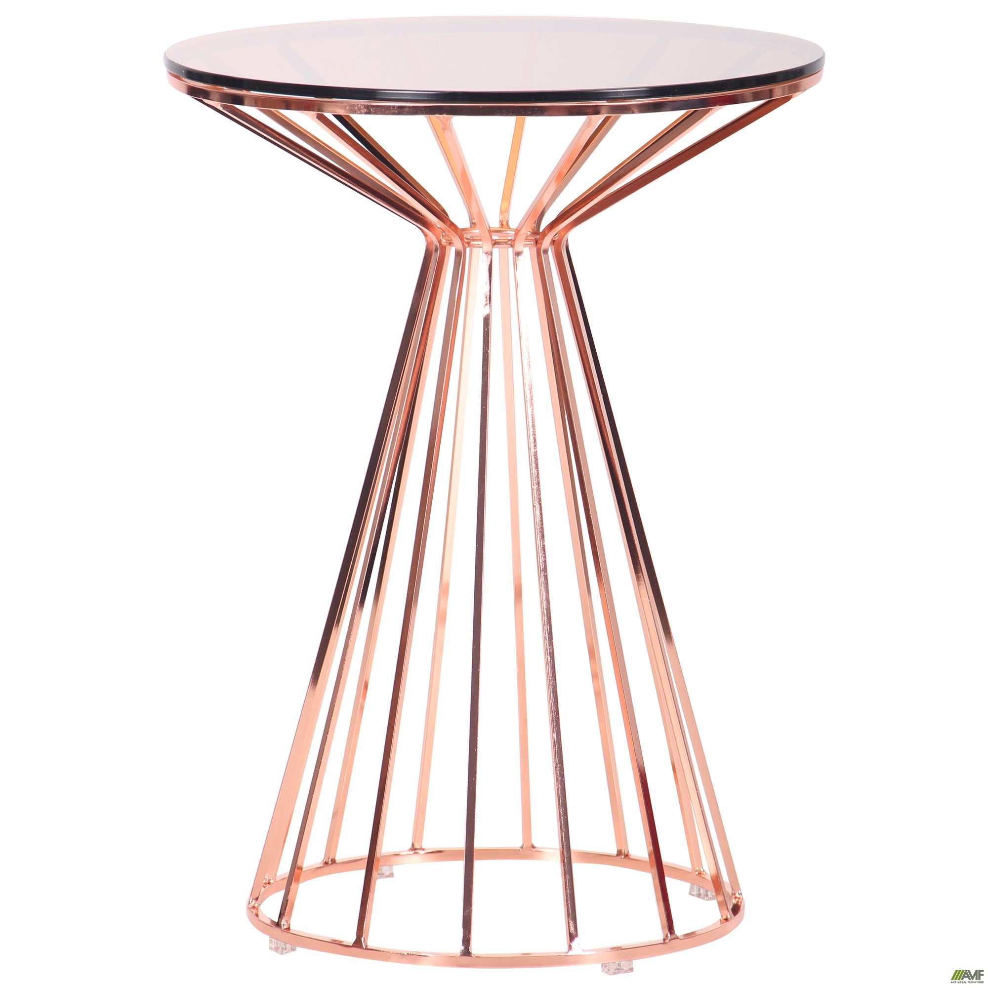 

Стол AMF Canary, rose gold, glass top 545677