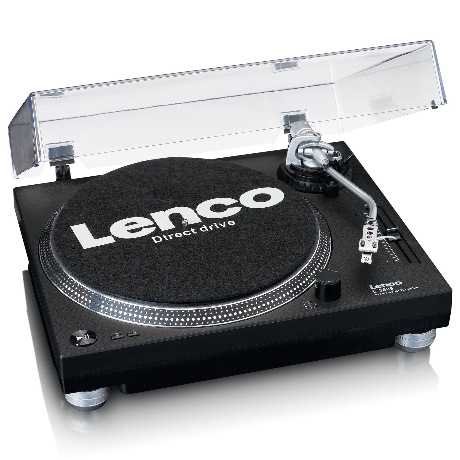 

Проигрыватель виниловых пластинок LENCO L-3809 Black