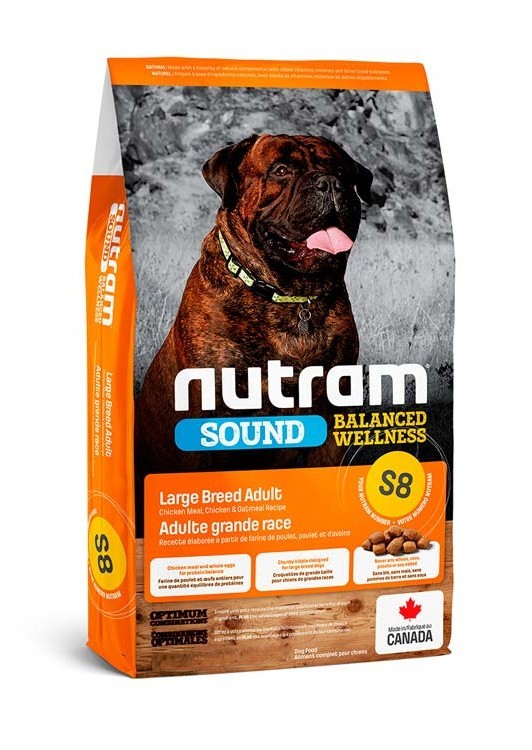 

Сухой корм для крупных собак Nutram S8 Sound Balanced Wellness Large Breed Adult 20 кг
