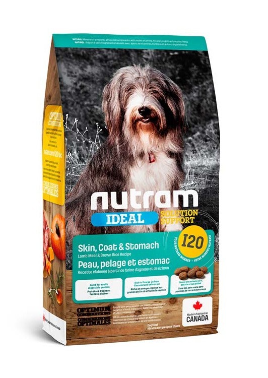 

Сухой корм для собак с чувствительным пищеварением Nutram I20 Ideal Solution Support Skin Coat & Stomach 20 кг