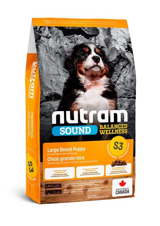 

Сухой корм для щенков крупных пород Nutram S3 Sound Balanced Wellness Puppy Large Breed 20 кг