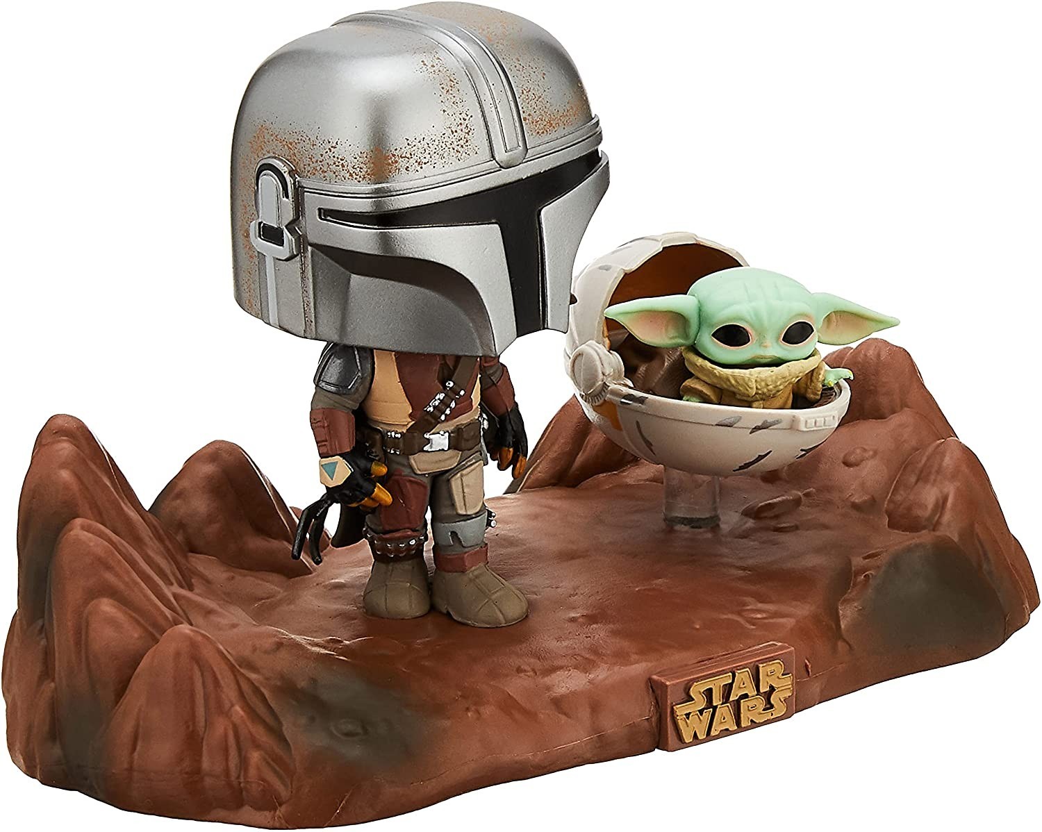 

Фигурка Funko Pop 390 Star Wars the Mandalorian with the Child Мандалорец и Малыш Грогу (49930)