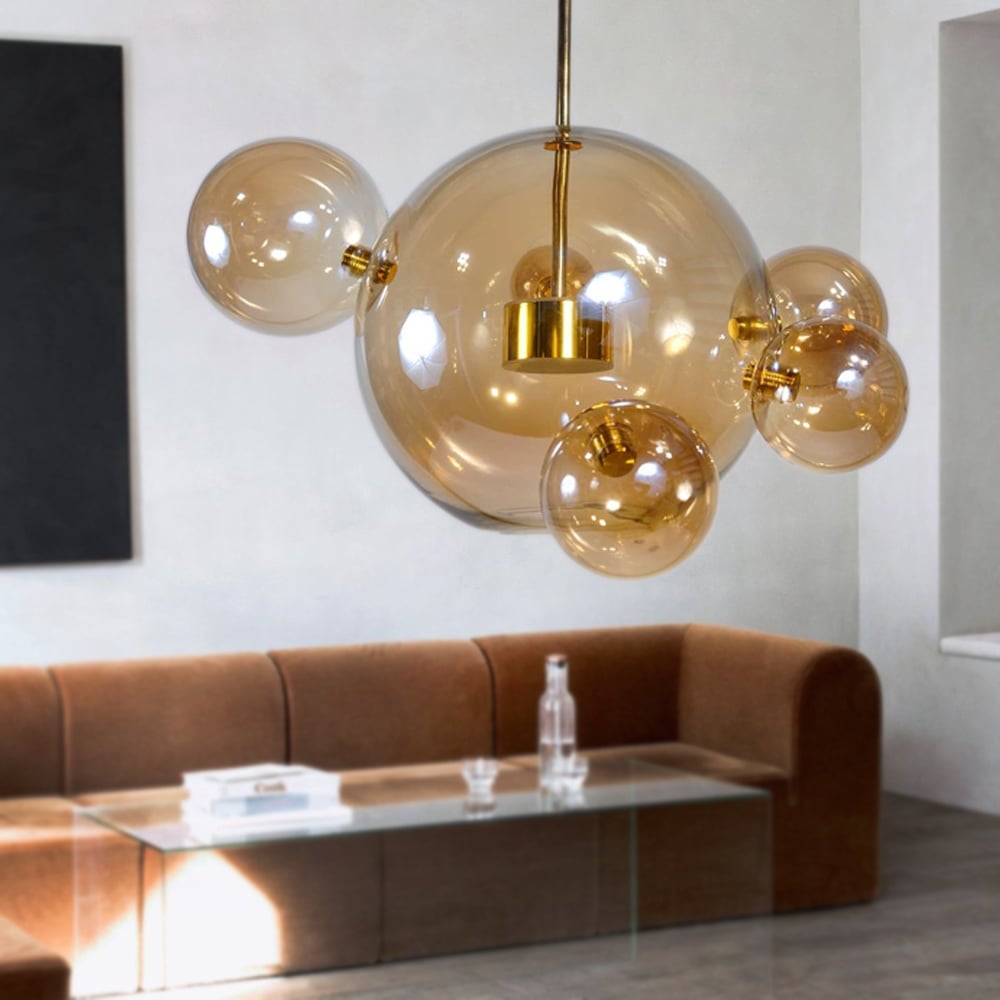 

ПОДВЕС LED BUBBLES AMBER 5+1