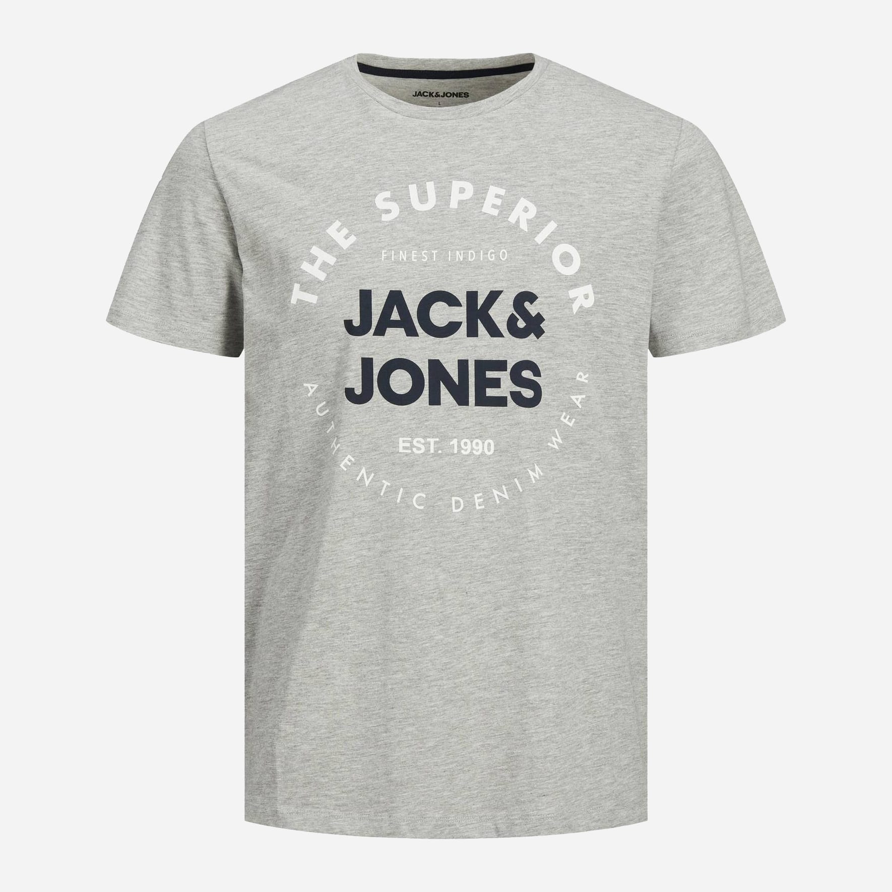 

Футболка Jack & Jones 12188711-54013 XXL Light Grey Melange