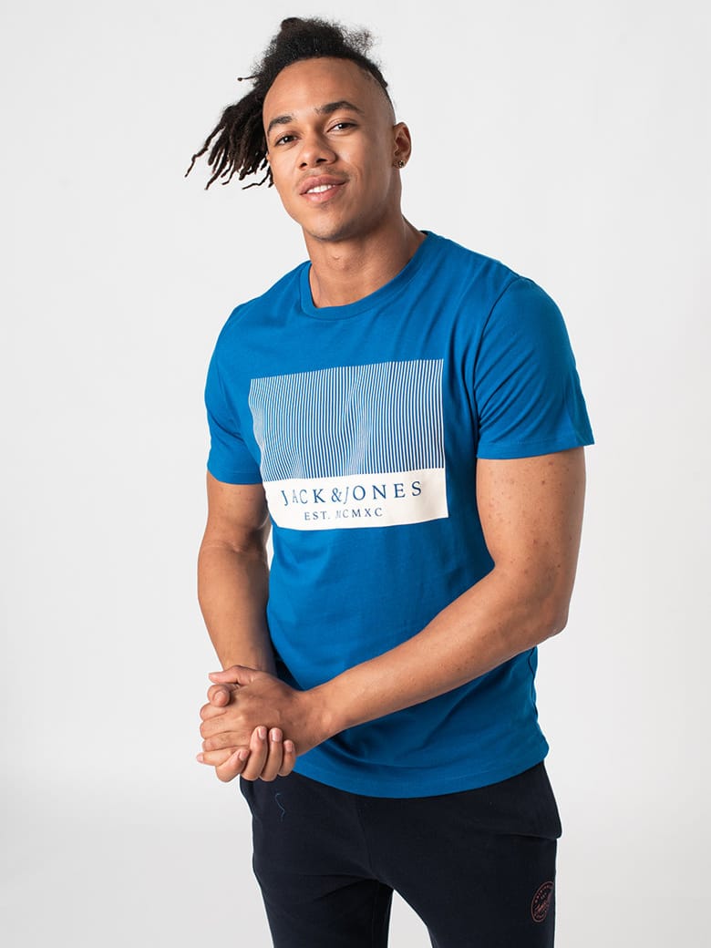 

Футболка Jack & Jones 12189163-64044 L Classic Blue