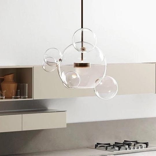 

ПОДВЕС LED BUBBLES CLEAR 5+1 H65/D57