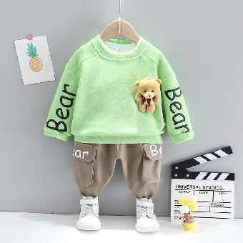 

Костюм детский Bear со штанами для мальчиков 100см Зеленый (11567)