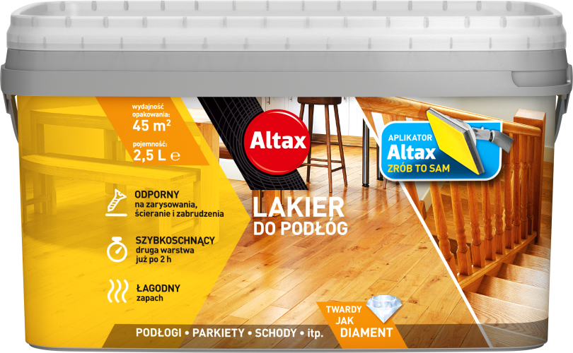 

Лак для пола Altax дуб 2.5 л арт - L086