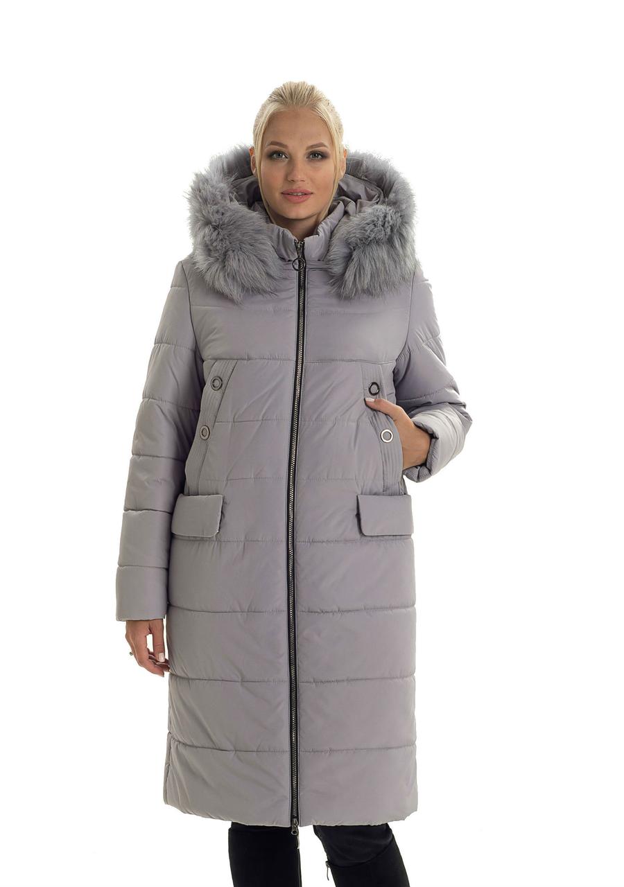 

Пуховик LIARDI 133-108-48 48 Серый