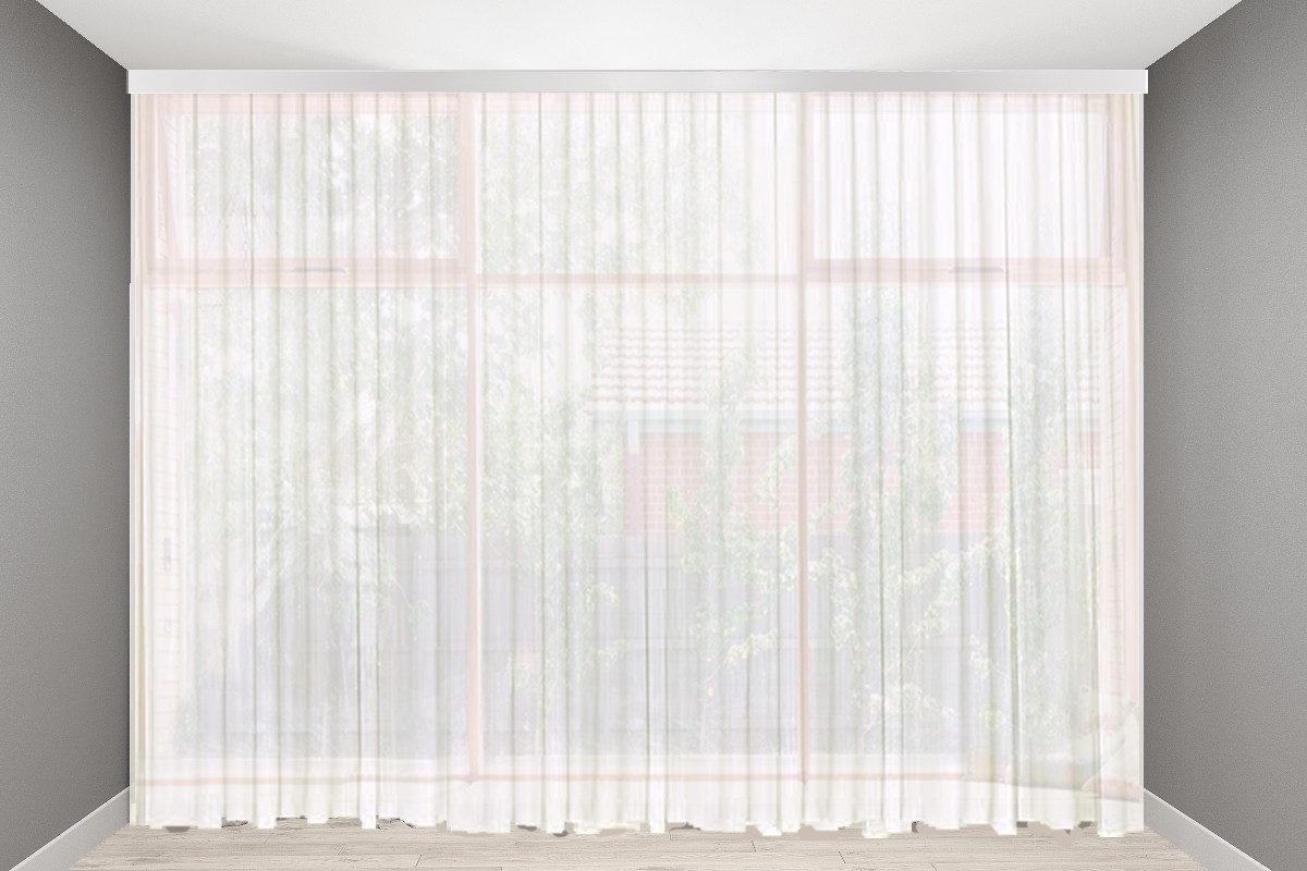 

Тюль Декорин Вуаль с утяжелителем 300х270 см 1 шт Молочная