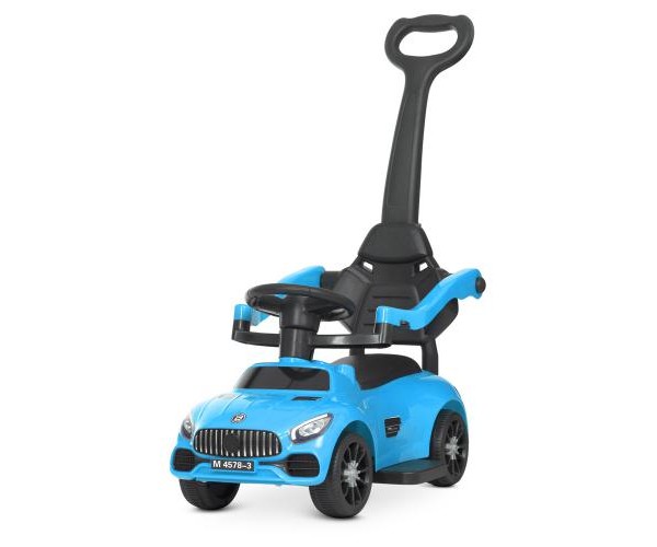 Каталка - толокар, машинка Bambi M 4578 с родительской ручкой ...