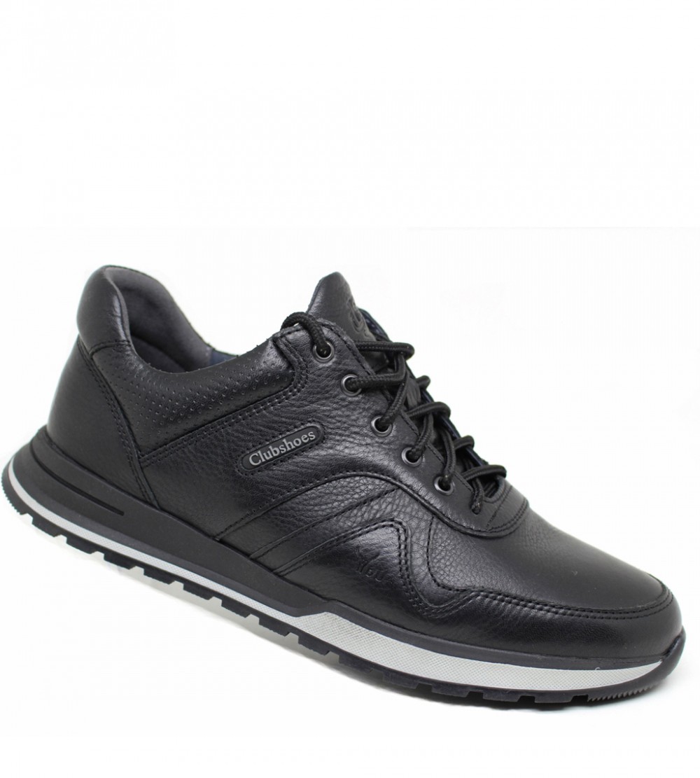 

Мужские кроссовки Clubshoes демисезонные из натуральной кожи черные 45 р. - 30 см 1466820775