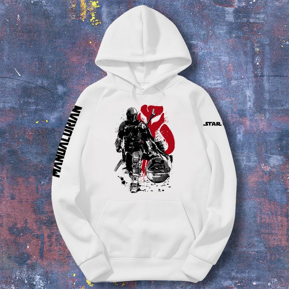 

Худи A SHO Mandalorian  белый, Худи A SHO Mandalorian M белый