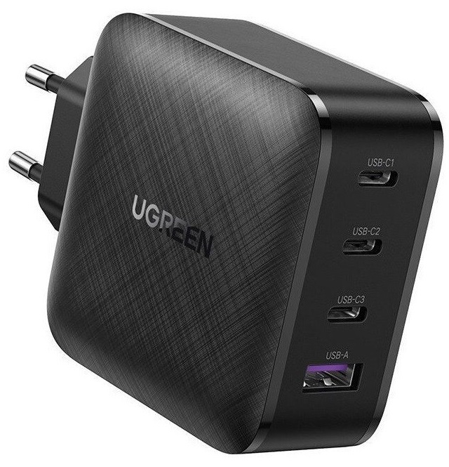 

Мережевий зарядний пристрій Ugreen CD224 65W USB + 3xType-C PD GaN Charger