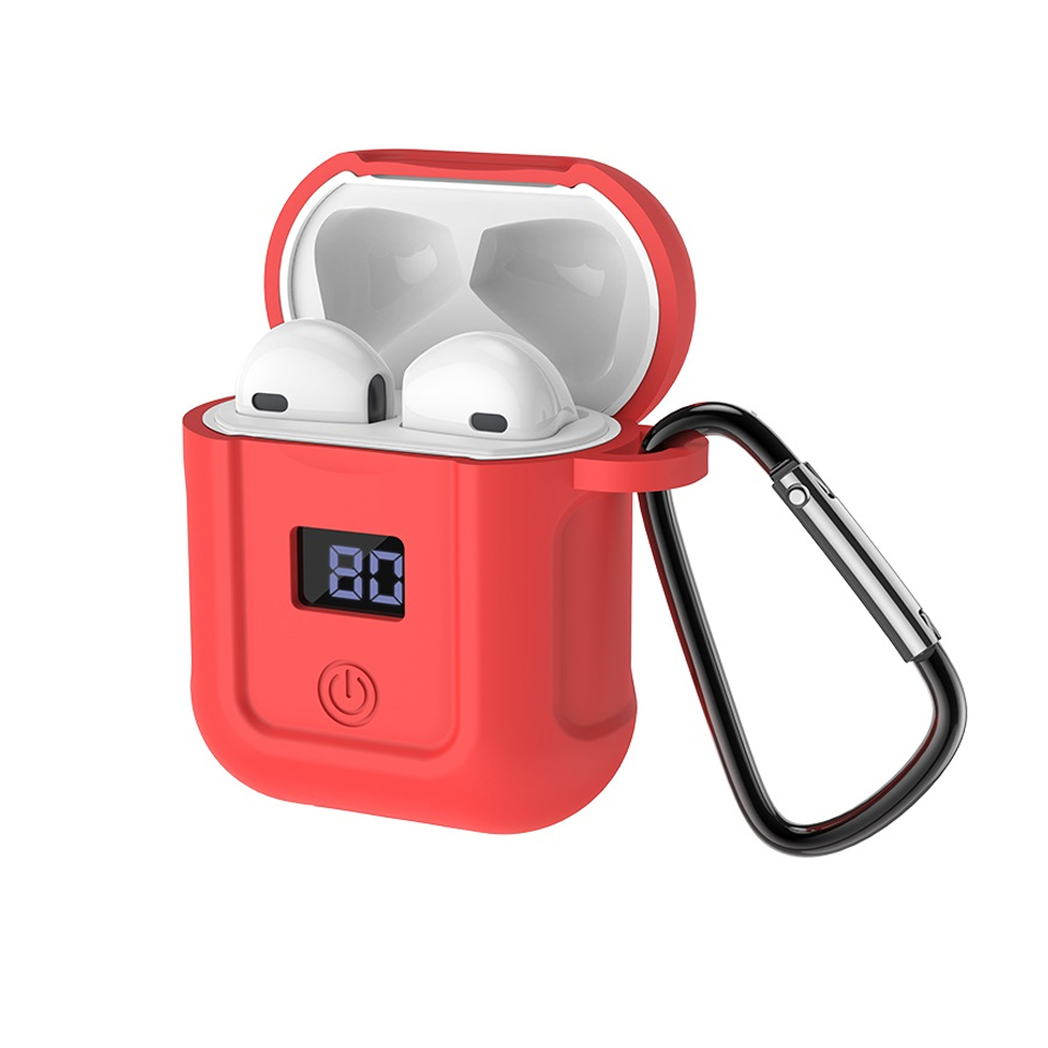 

Bluetooth наушники HOCO S11 + красный силиконовый футляр Белый (00000034610_1)