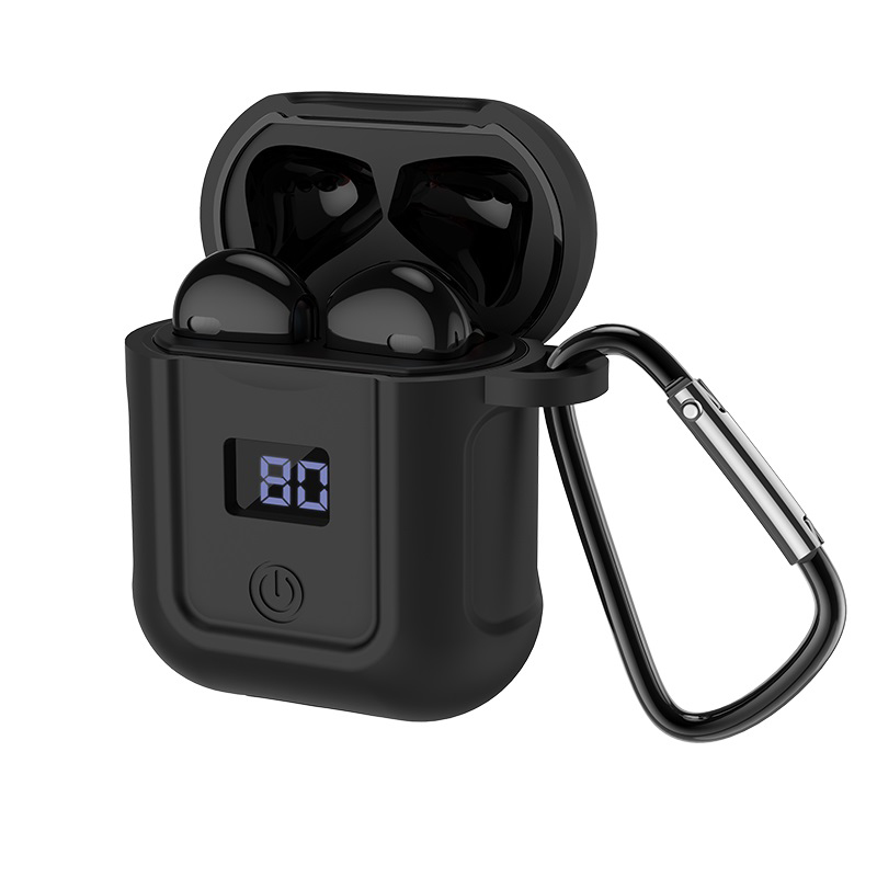 

Bluetooth наушники HOCO S11 + чёрный силиконовый футляр Черный (00000034611_2)