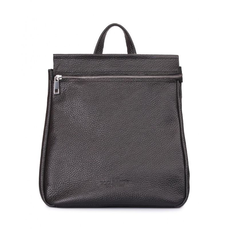 

Городской кожаный рюкзак Poolparty Venice Черный 9л (venice-leather-black)