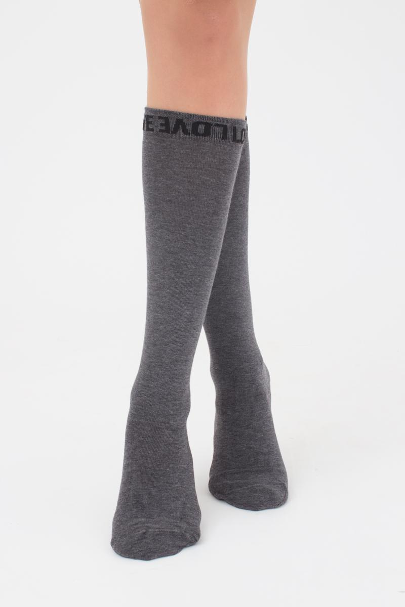 

Гольфы женские с рисунком GIULIA WG1 TEXT 002 36-40 р Dark grey melange