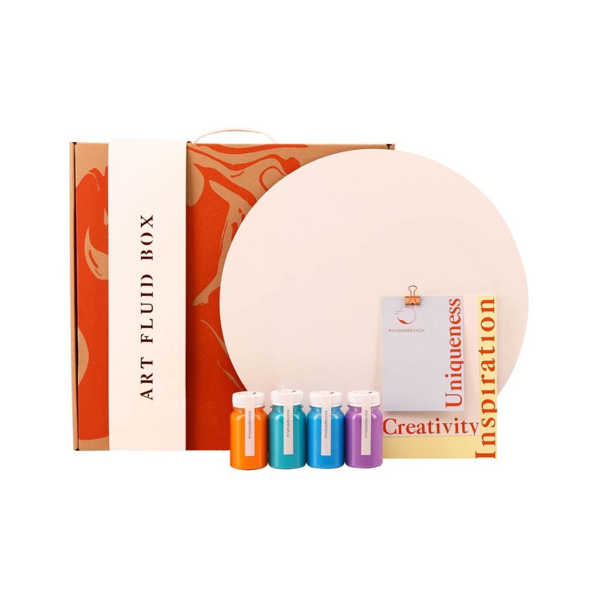 

Творческий набор Pyvovarevych liquid art fluid box MINI