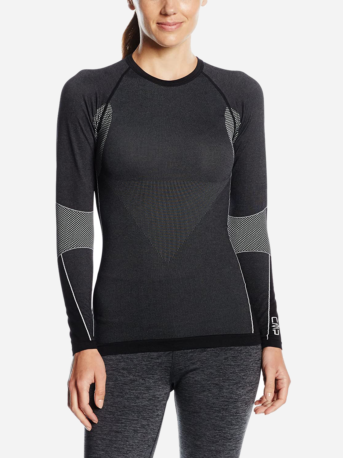 

Термолонгслив женский CMP Woman Seamless Sweat 3Y96804-U901 40/42 Nero