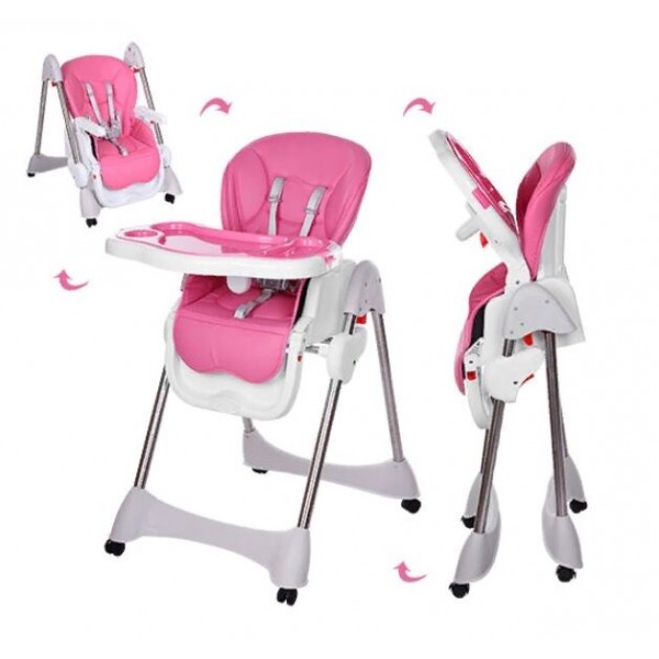 

Стульчик для кормления Bambi M 3216-2-8 Pink