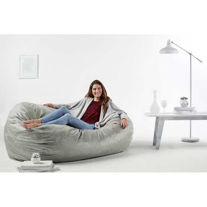 

Кресло мешок Tia-Sport Софа М 105х185х50 см серебристо-серый (sm-0663)