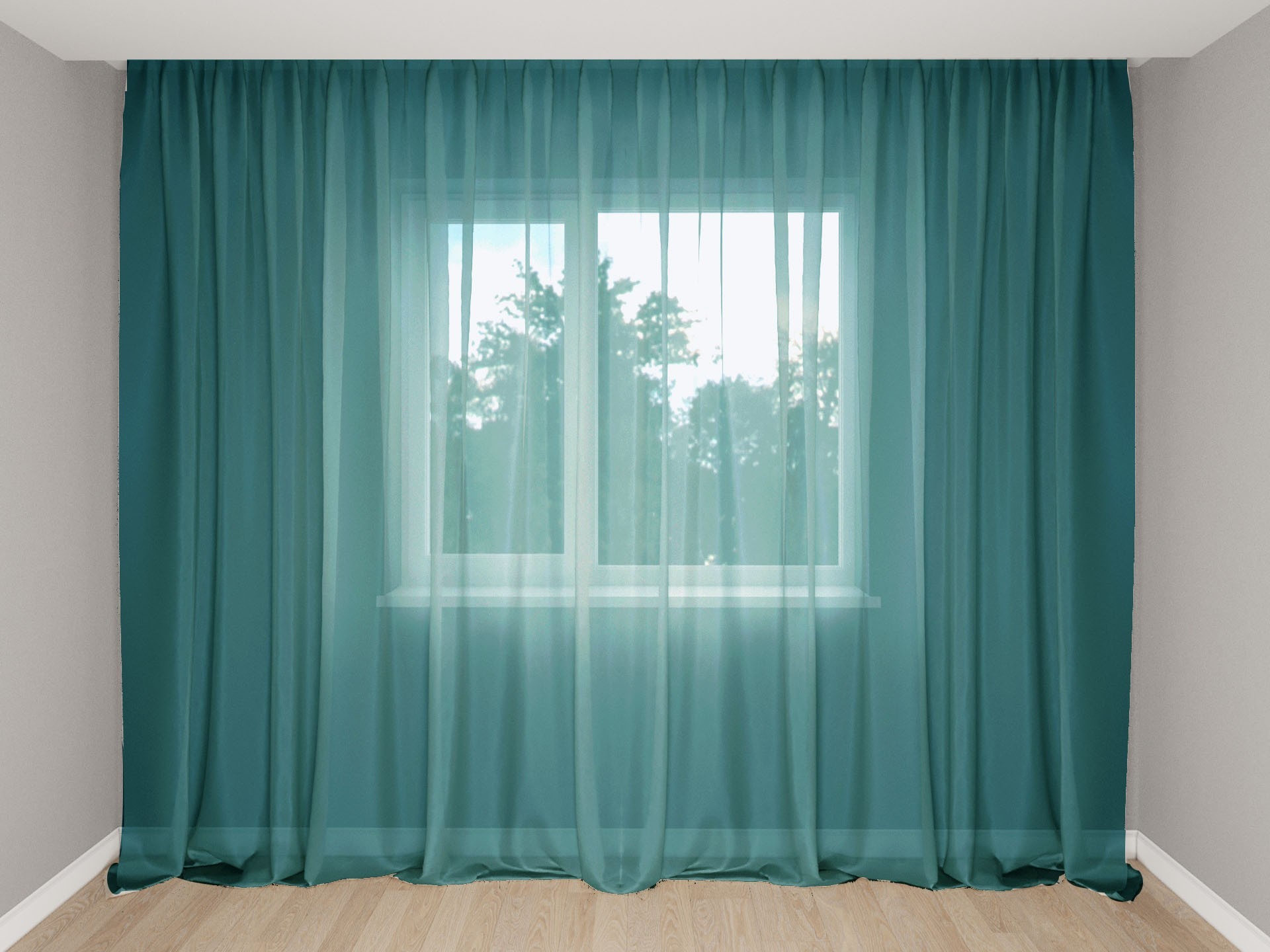 

Тюль Декорин Супер-Вуаль премиум с утяжелителем 1000х270 см 1 шт Темно-бирюзовый (1039)