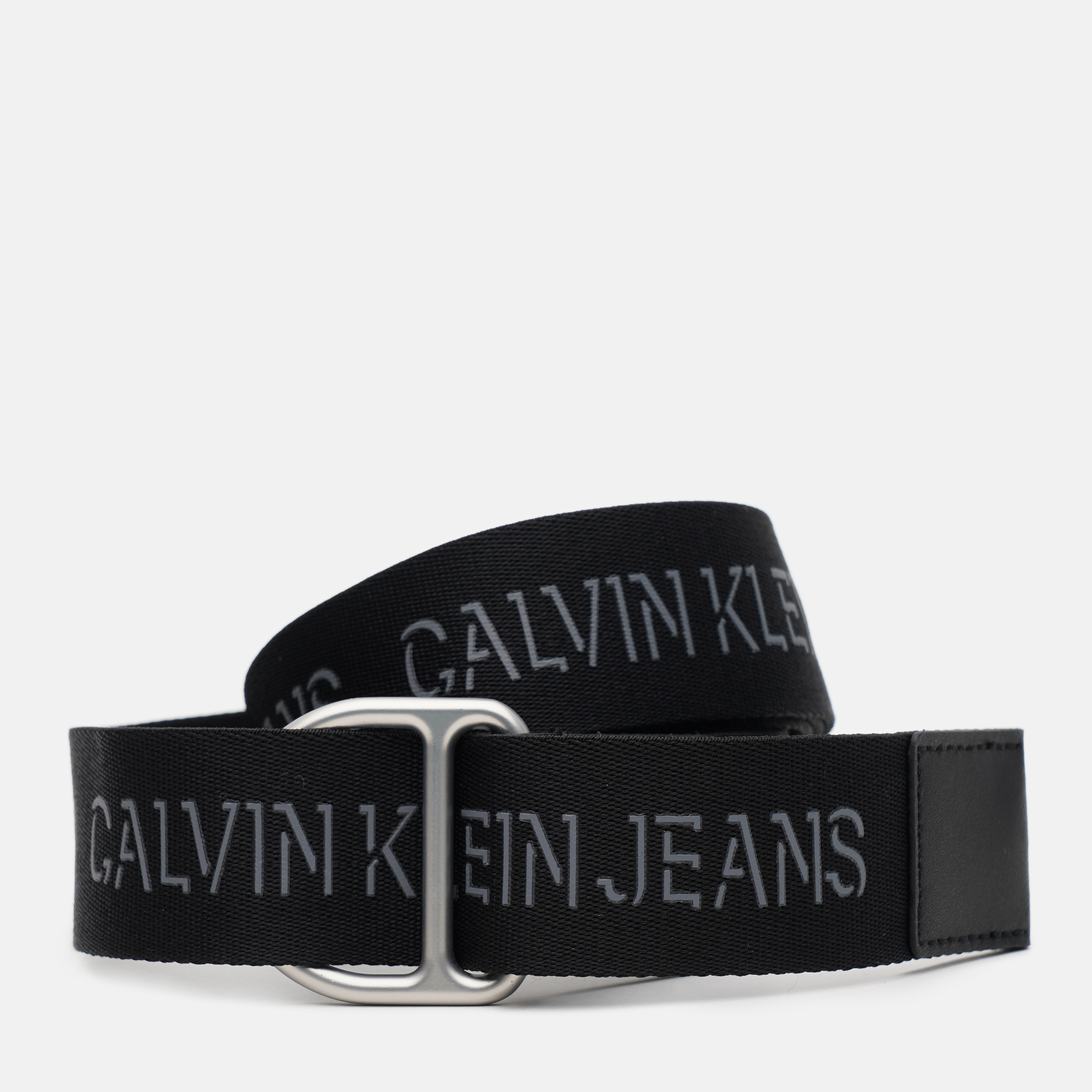 

Ремень мужской Calvin Klein Jeans Slider d-ring webbing belt 38m K50K507245-BDS 90 см Черный