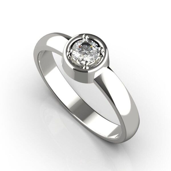 

Каблучка Lunet Jewellery з білого золота, з діамантом 18 розмір 23721121