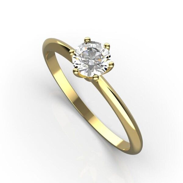 

Каблучка Lunet Jewellery з червоного золота, з діамантом 17 розмір 24162821