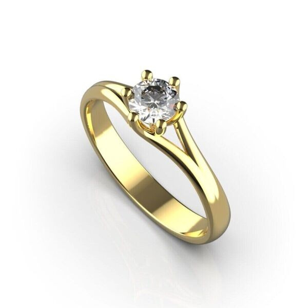 

Каблучка Lunet Jewellery з червоного золота, з діамантом 16 розмір 23432821