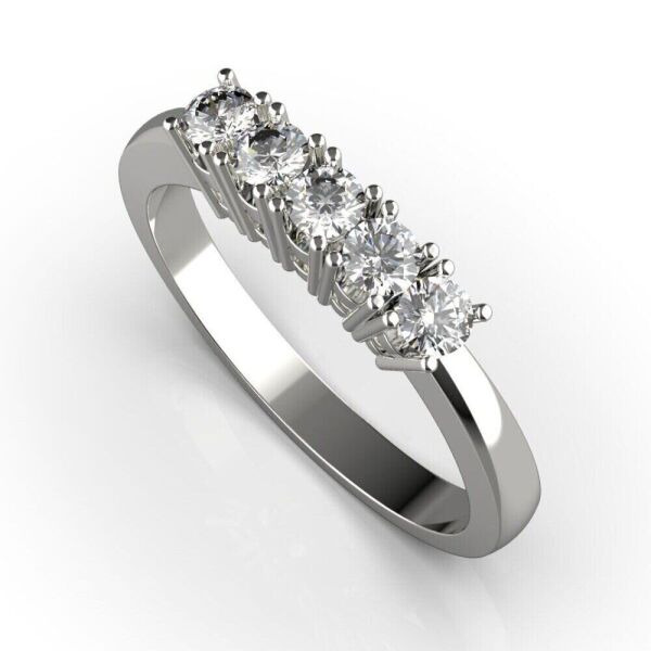 

Каблучка Lunet Jewellery з білого золота, з діамантами 19 розмір 22561521