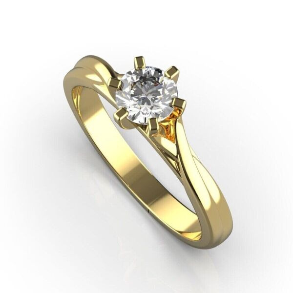

Каблучка Lunet Jewellery з червоного золота, з діамантом 18 розмір 23182421