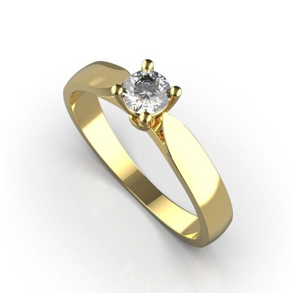 

Каблучка Lunet Jewellery з червоного золота, з діамантом 15.5 розмір 23412821
