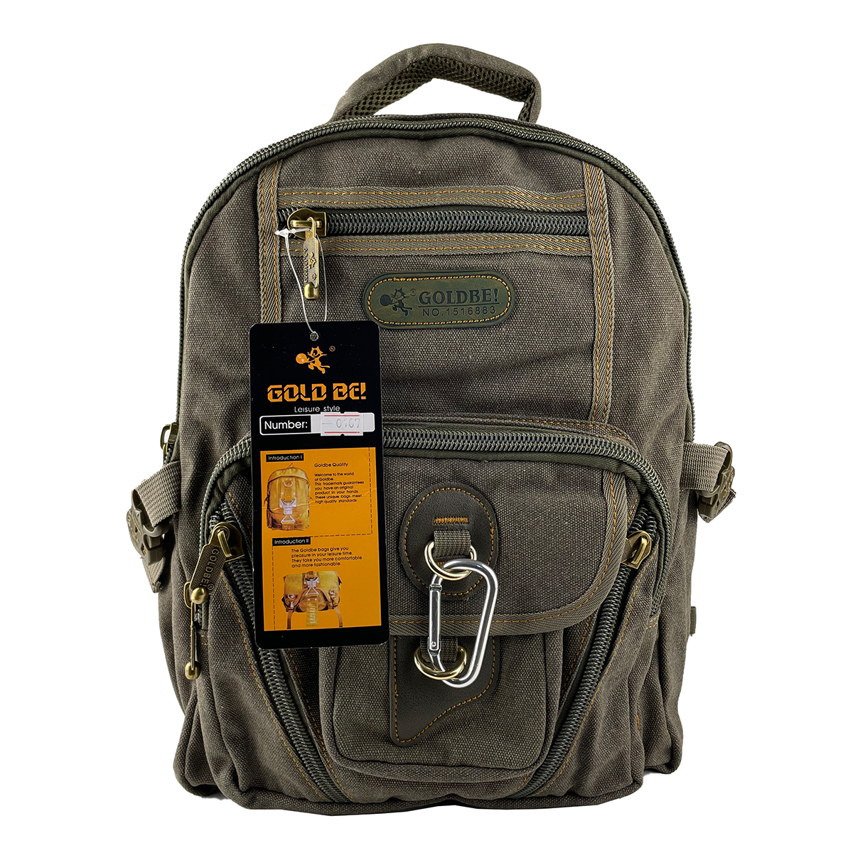 

Джинсовый Подростковый рюкзак Gold Be 28 x 38 x 15 см Зеленый (gb0107/1)