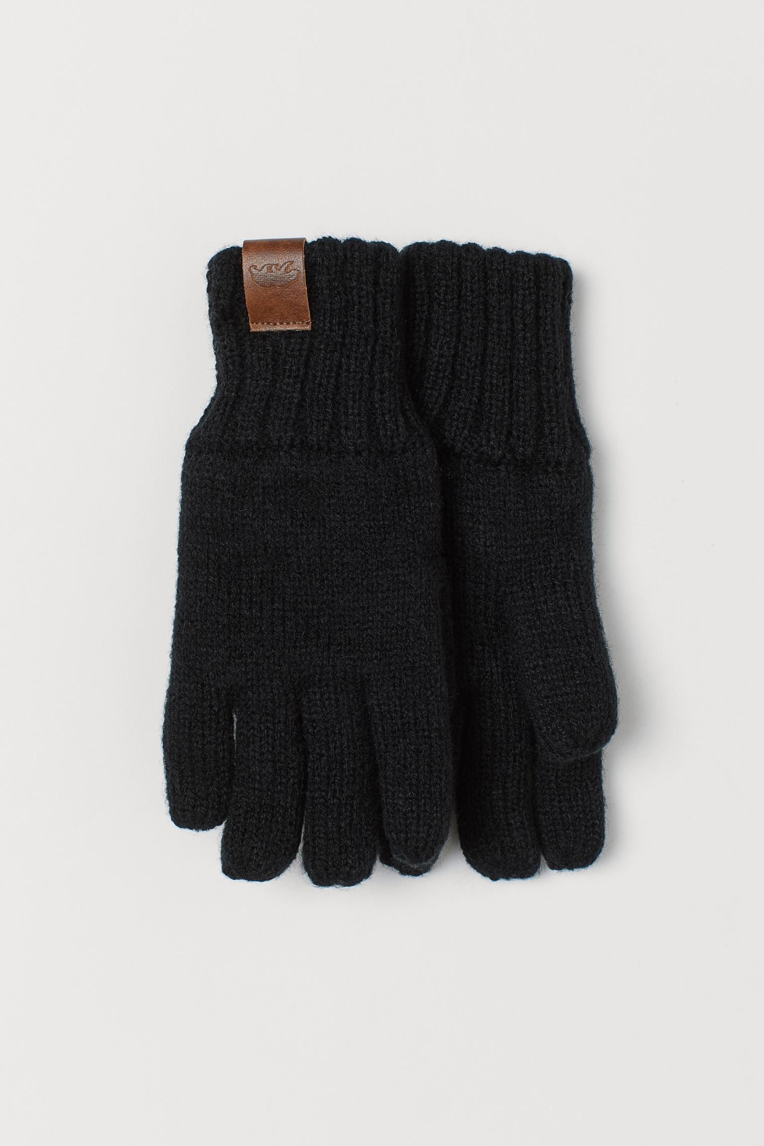 

Перчатки H&M 98 104см черный 10087386720