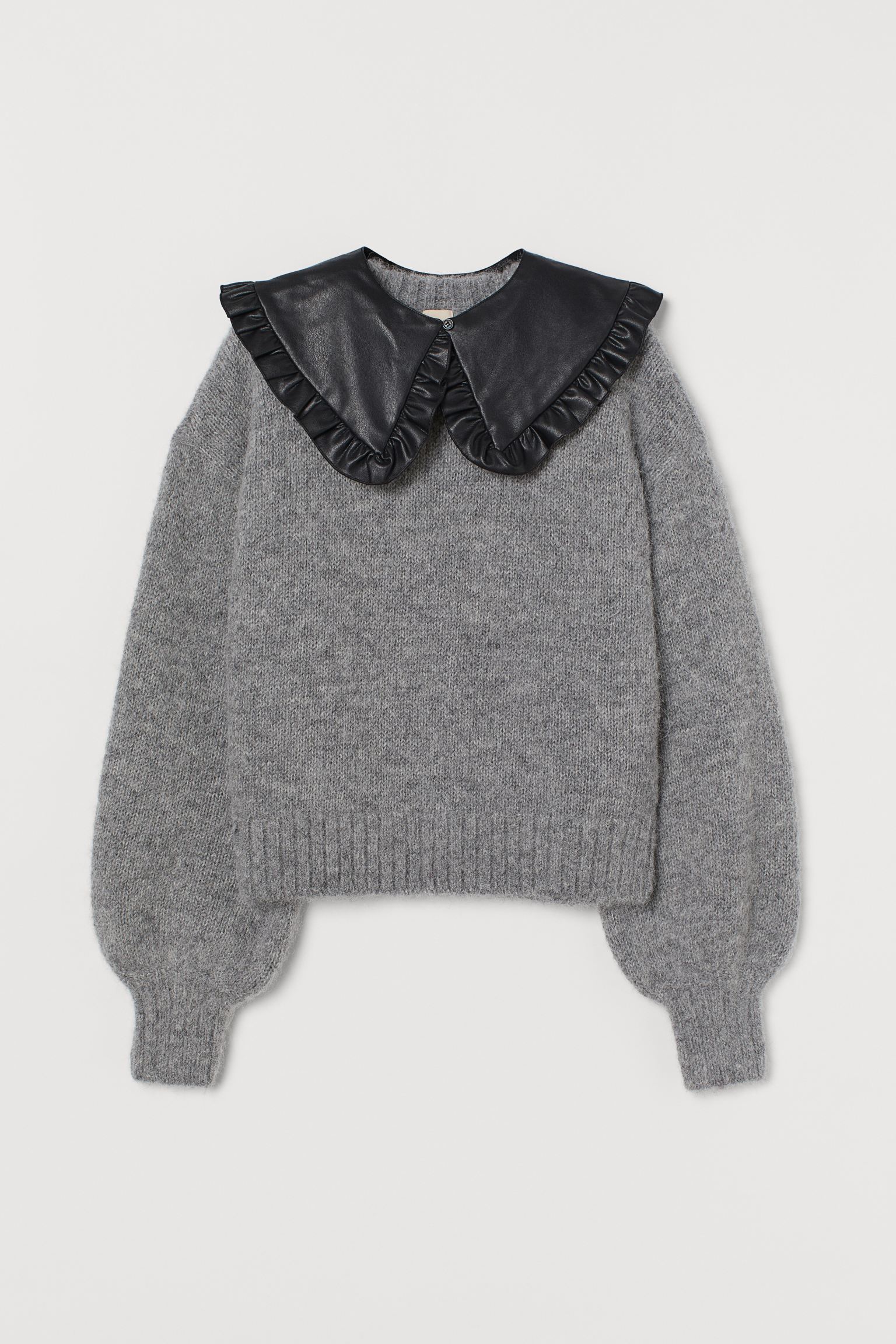

Джемпер H&M XL серый меланж 18089342502