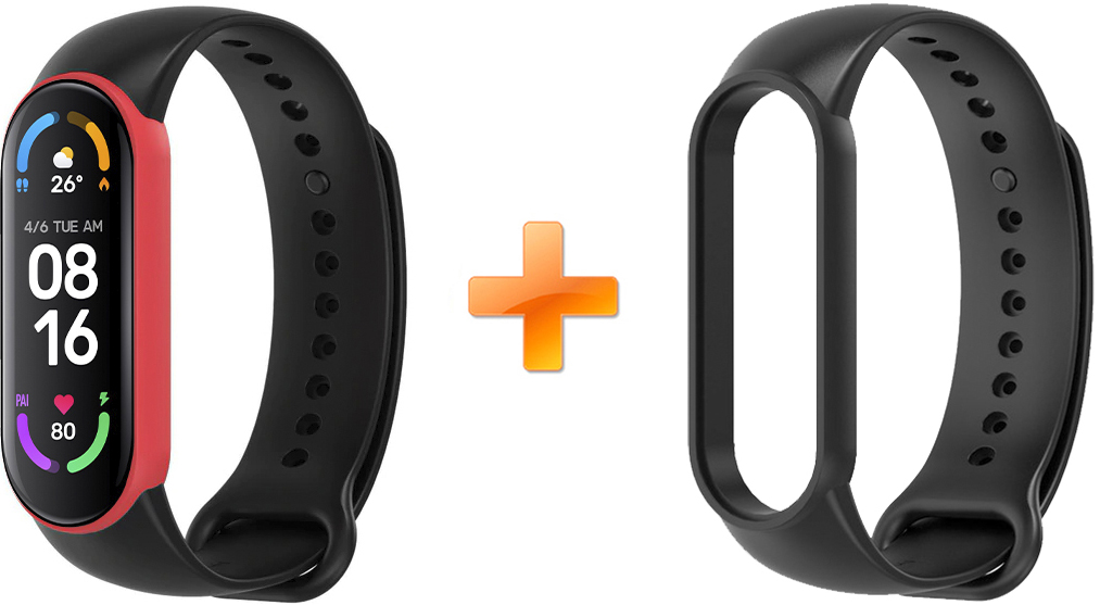 

Mi Band 6 MiJobs Dual Color Black/Red (MJ6-SS006BR)